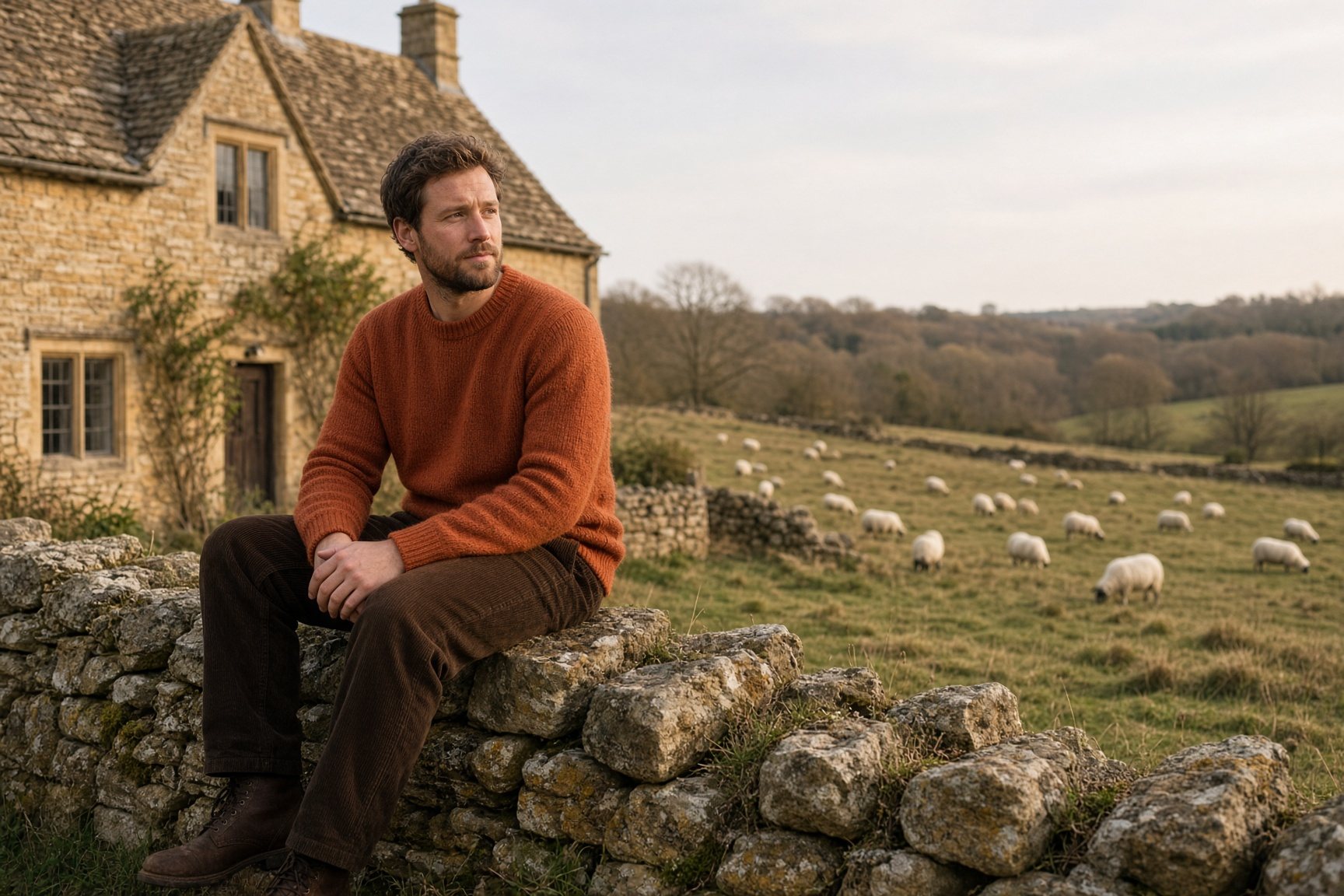 Weekend knit in the Cotswolds